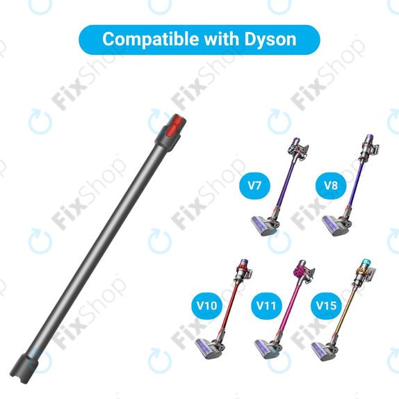 Rura ssaca do Dyson V-series, Outsize, Srebrny, Silver