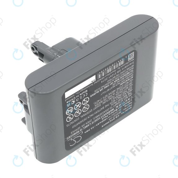 Bateria do Dyson DC31, DC34, DC35, DC44, DC45, DC56, 1500mAh, Li-Ion, 22.2V, 965557-03, HQ