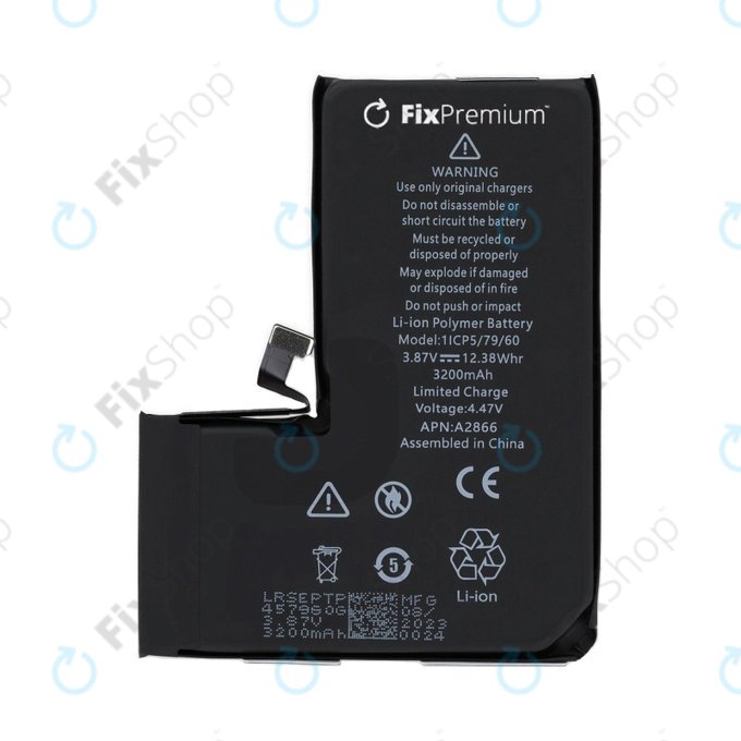 Bateria dla iPhone 14 Pro, 3200mAh, DIAGNOSTIC