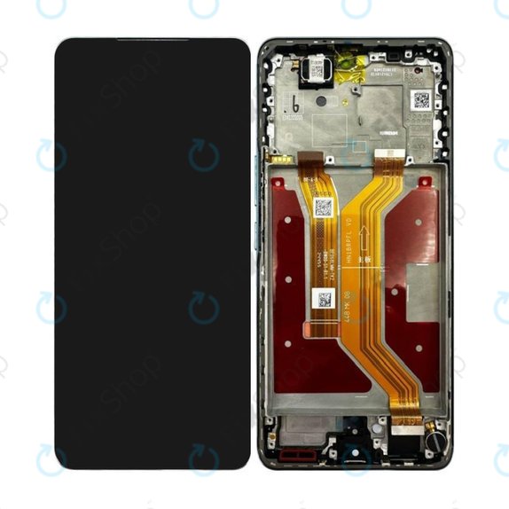 Wyświetlacz do Honor Magic7 Lite, Ekran dotykowy z ramką, Jade Cyan, 0235AMMN, Genuine Service Pack