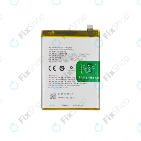 Bateria do Realme X3 SuperZoom RMX2086, BLP775, 4200mAh