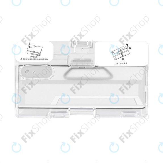 Pojemnik na kurz i zbiornik na wodę 2w1 do Xiaomi Mi Robot Vacuum Mop Essential Mijia G1