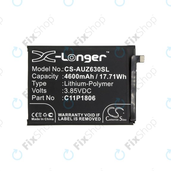 Bateria do Asus Zenfone 6 2019, 4600mAh, Li-Pol, 3.85V, C11P1806, HQ