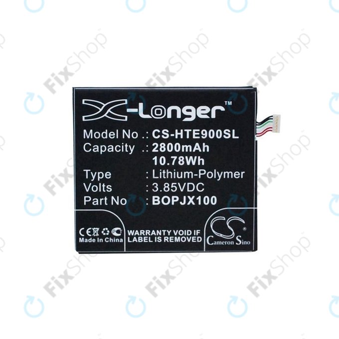Bateria do HTC One E9 Plus, B0PJX100, 2800mAh, HQ