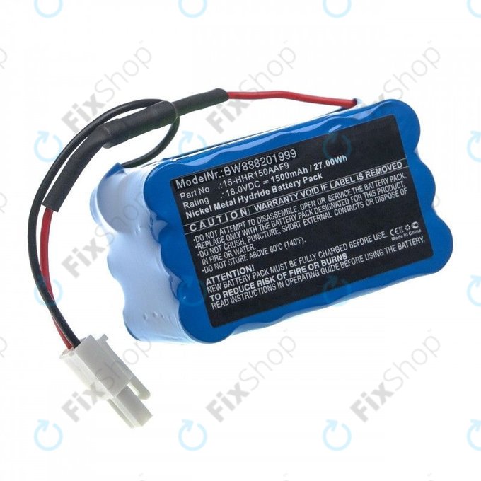 Bateria do Philips PowerPro Uno, FC6164, 15-HHR150AAF9, Ni-MH, 18,0V 1500mAh