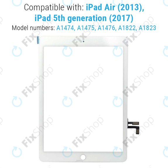 Ekran dotykowy dla iPad Air, iPad (5th Gen 2017), White
