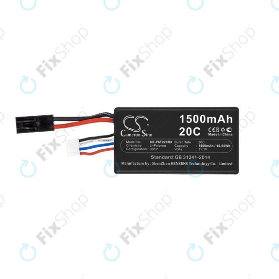 Bateria do Parrot Ar.drone 2.0, 1500mAh, Li-Pol, 11.1V, HQ