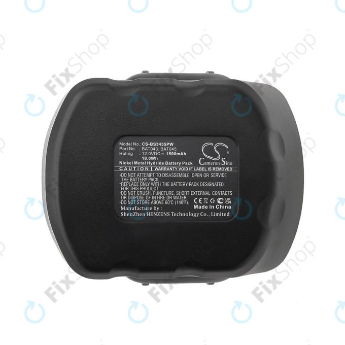 Bateria do Bosch 12V, BAT043, BAT045, 1500mAh