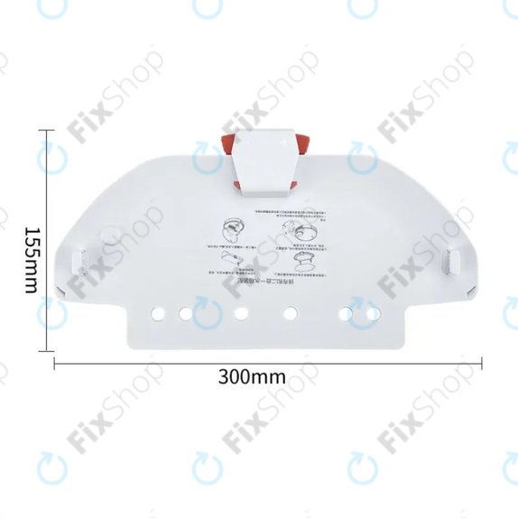 Dolna pokrywa do Xiaomi Mi Robot Vacuum Mop Pro P, 2S, Viomi V2 Pro, V3, SE, Biały, White