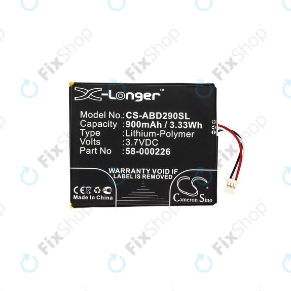 Bateria do Amazon Kindle 10th, Basic 10th, 10th 2019, Touch 2019, 26S1019, 58-000226, 900mAh, HQ