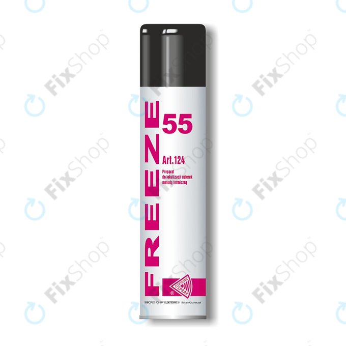 Spray mrożący -55°C, nieprzewodzący, łatwopalny, 600 ml, Freeze 55