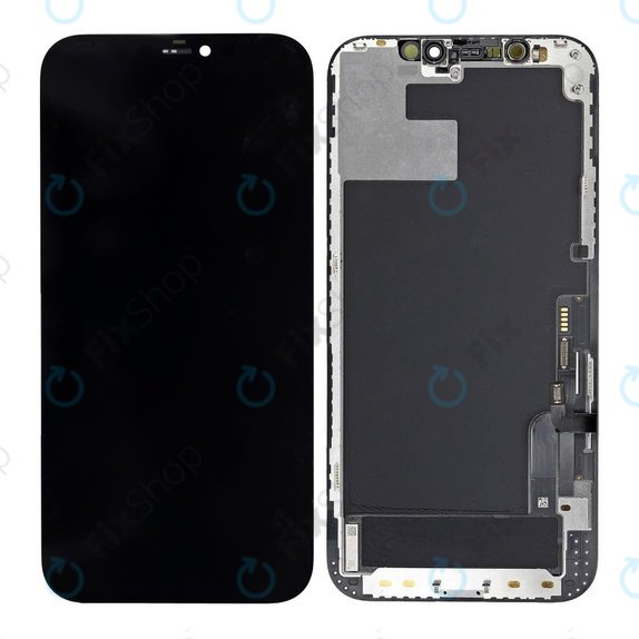 Wyświetlacz dla iPhone 12, 12 Pro, Ekran dotykowy z ramką, Refurbished