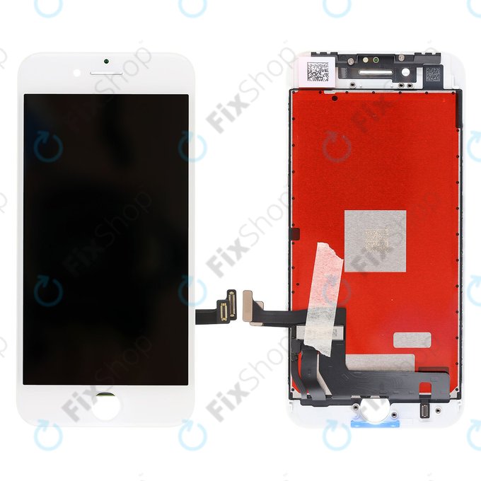 Wyświetlacz dla iPhone 8, SE (2020), SE (2022), White, Ekran dotykowy z ramką