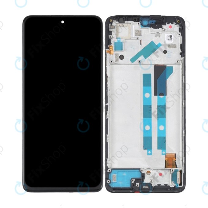 Wyświetlacz OLED do Xiaomi Redmi Note 11 Pro 4G, 5G, Poco X4 Pro 5G, Ekran dotykowy z ramką, Graphite Gray