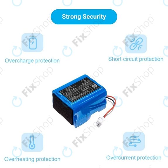 Bateria do Philips SpeedPro, SpeedPro Aqua, INR18650C25, Li-Ion, 21,6V 2500mAh, HQ