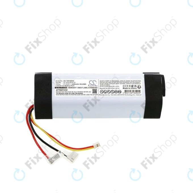 Bateria do Tineco iFloor Breeze, CL1879-6S1P-01, Li-Ion, 21,6V 4000mAh, HQ
