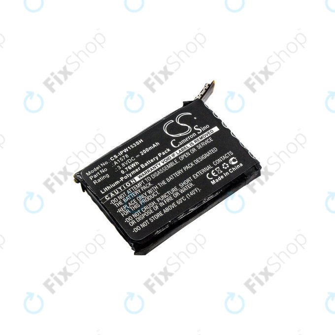 Bateria dla Apple Watch 1 38 mm, 200mAh, Li-Pol, 3.8 V, A1578, HQ