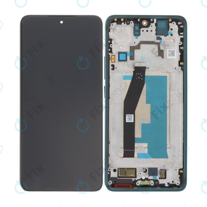 Wyświetlacz OLED do Xiaomi 14T 2406APNFAG, Ekran dotykowy z ramką, Titan Blue