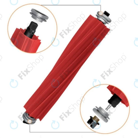 Zestaw części zamiennych do Xiaomi Roborock Q7+, Q7 Max, Q7 Max+ (2x Główna szczotka, 4x Filtr, 4x Szczotka boczna – biała, 4x Ściereczka mopująca, 4x Worek na kurz)