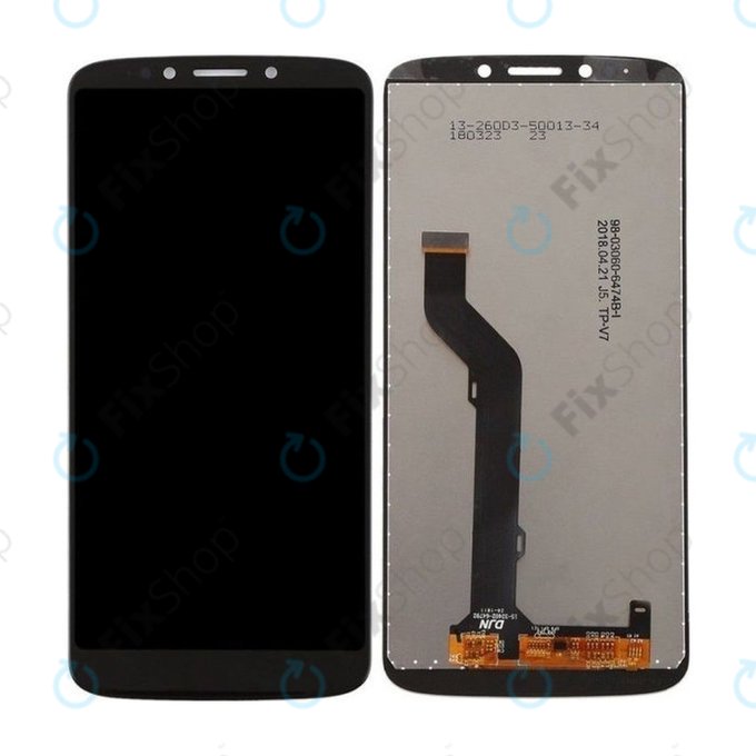 Wyświetlacz do Motorola Moto E5 Plus XT1924, Ekran dotykowy bez ramki, Czarny, Black, TFT
