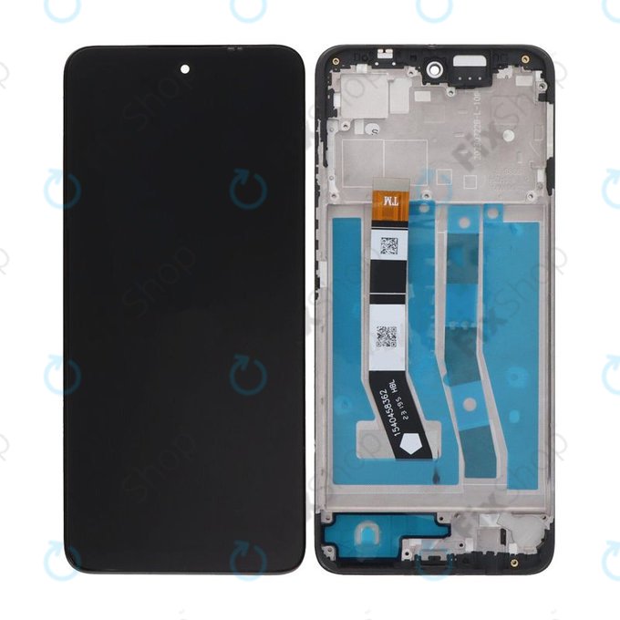 Wyświetlacz do Motorola Moto G54 XT2343, Ekran dotykowy z ramką, Midnight Blue, TFT
