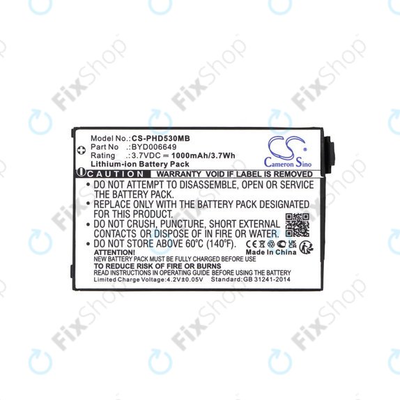 Bateria do Philips Avent Eco SCD535 DECT, 1000mAh, Li-Ion, 3.7V, BYD001743, HQ