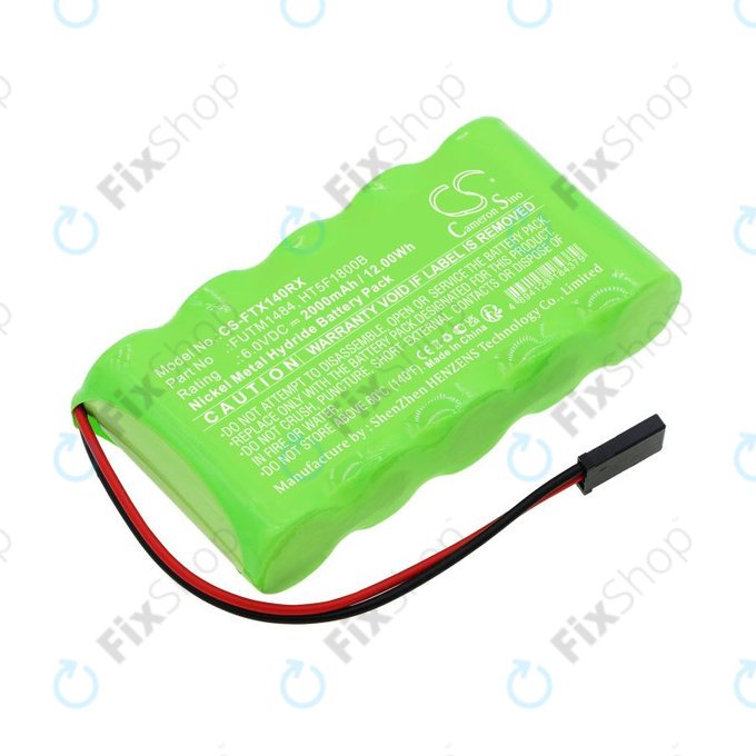 Bateria do Futaba 14SG, 4PKS, 2000mAh, Ni-MH, 6V, FUTM1484, HQ