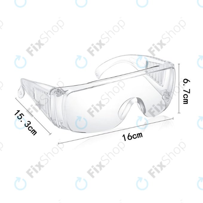 Okulary antystatyczne ESD, Przezroczysty, Transparent