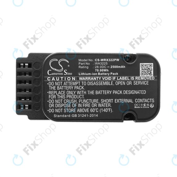Bateria do Worx Landroid WG790, WG796, L1500, L2000, 2500mAh, Li-Ion, 28V, WA3225, HQ