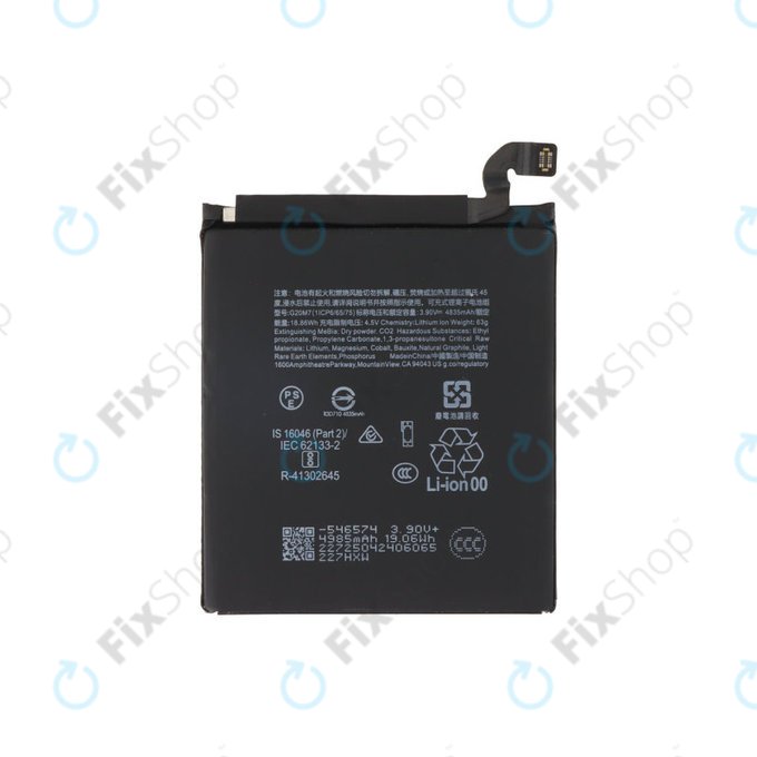 Bateria dla Google Pixel 10, G20M7, 4970mAh