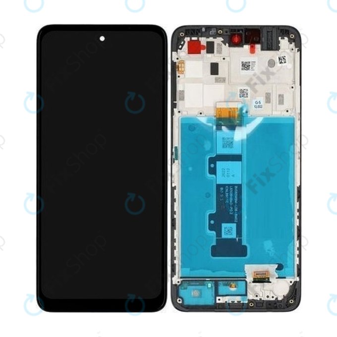 Wyświetlacz do Motorola Moto G22 XT2231, Ekran dotykowy z ramką, 5D68C20423, Genuine Service Pack