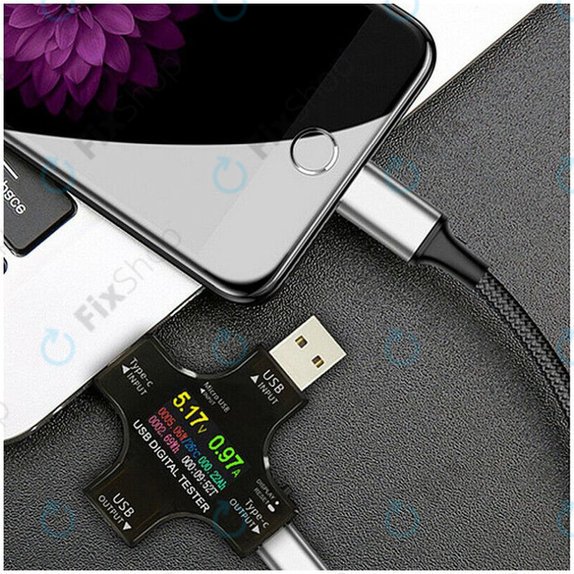 Cyfrowy tester USB z USB C i USB 3.0, Eversame 2w1