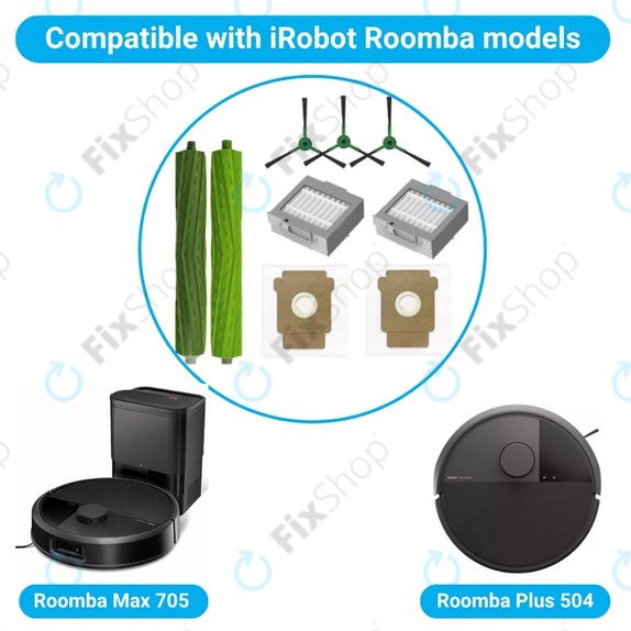 Kompletny zestaw do iRobot Roomba Max 705, Plus 504