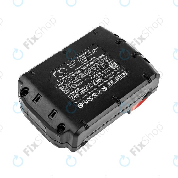 Bateria do Milwaukee, Atlas Copco, Berner, 2000mAh, Li-Ion, 18V, M18, HQ