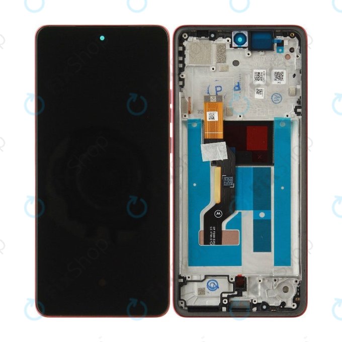 Wyświetlacz dla Motorola Moto G86 5G, Ekran dotykowy z ramką, Chrysanthemum, 5D68C30477, Genuine Service Pack