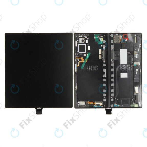 Wyświetlacz LCD + ekran dotykowy + ramka do Samsung Z Fold 7 F966B, Jetblack, GH82-37548C, Genuine Service Pack