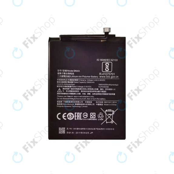 Bateria do Xiaomi Redmi Note 7, Note 7 Pro, BN4A, 4000mAh