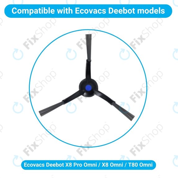 Szczotka boczna, 2 szt. do Ecovacs X8 Pro Omni, X8 Omni, T80 Omni