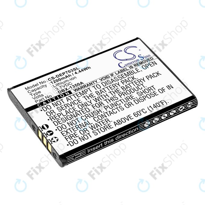 Bateria do Doro 7030, 7031, DFC-0270, 7080, 1200mAh, Li-Ion, 3.7V, DBX-1350A, HQ