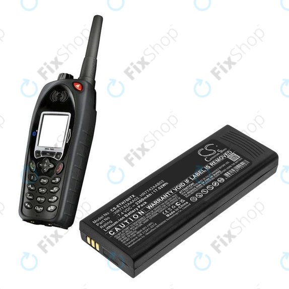 Bateria do EADS P3G, TPH700, 2300mAh, Li-Ion, 7.4V, HR7742AAA02, HQ