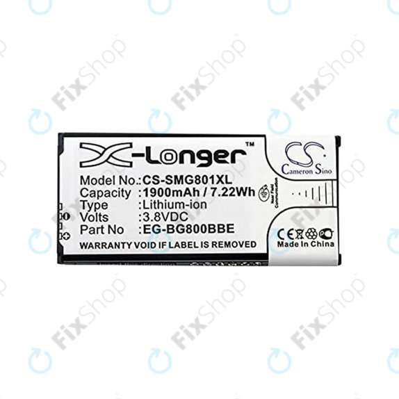 Bateria do Samsung S5 Mini G800F, EB-BG800BBE, 1900mAh, HQ