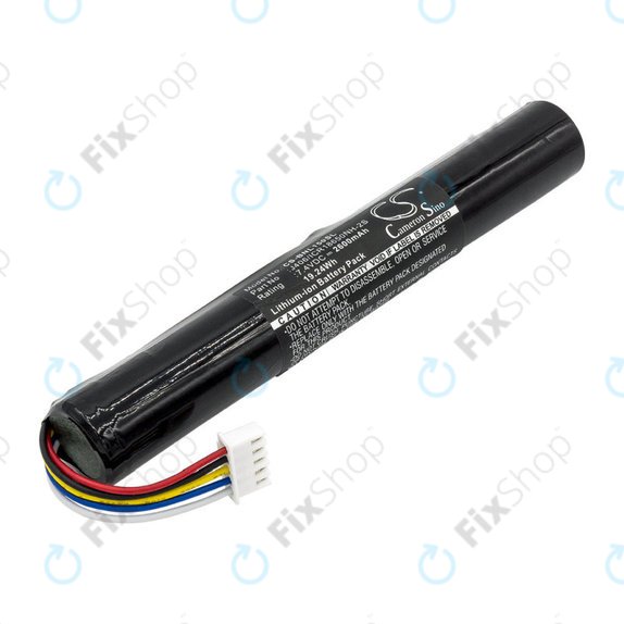 Bateria do Bang & Olufsen Beolit 15, 17, Beoplay A2, 2600mAh, Li-Ion, 7.4V, J406/ICR18650NH-2S, HQ