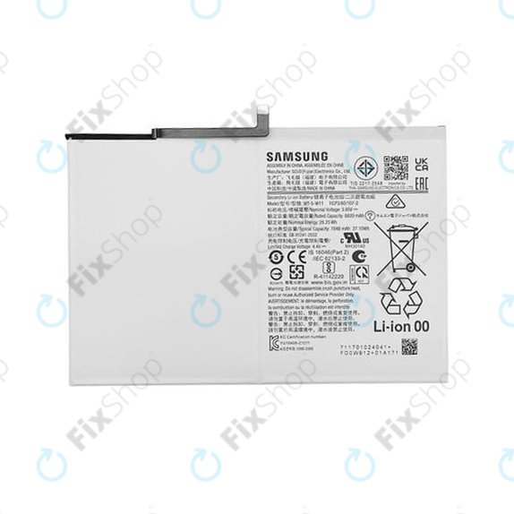 Bateria do Samsung Tab A9+ 11 X210, X216B, WT-S-W11, 7040mAh, GH81-24467A, Genuine Service Pack