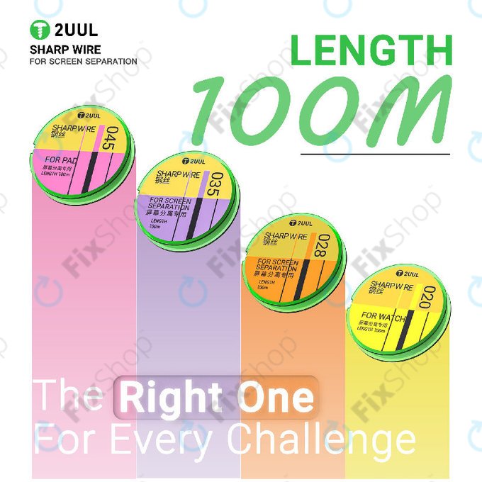 Drut do separacji ekranów, 2UUL GS-045, 0.045mm x 100m