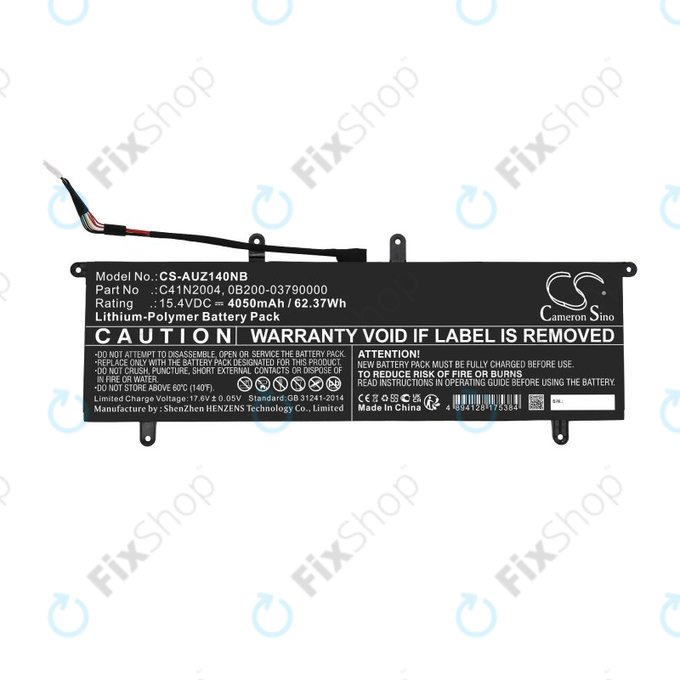 Bateria do Asus ZenBook DUO 14, 4050mAh, Li-Pol, 15.4V, C41N2004, HQ