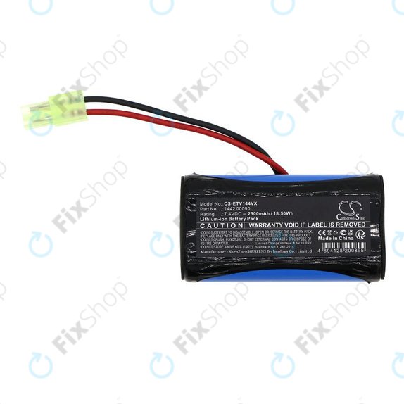 Bateria do ETA Verto 1442, 2500mAh, Li-Ion, 7.4V, 1442 00090, HQ