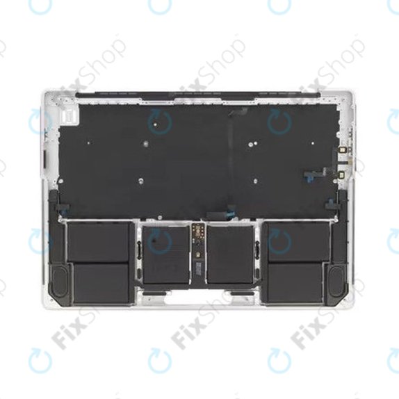 Górna rama klawiatury do MacBook Pro 14", A3185 (2024), z klawiaturą US i baterią, Silver, 661-50211, Genuine Apple