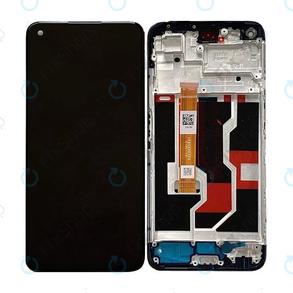 Wyświetlacz do Realme 9i RMX3491, Ekran dotykowy z ramką, TFT