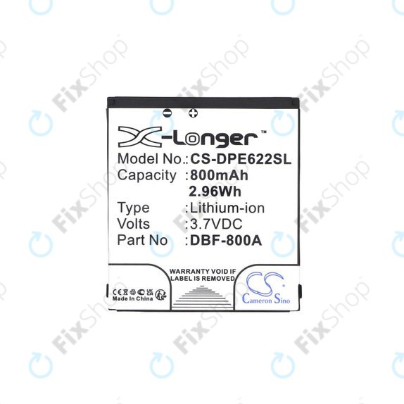 Bateria do Doro PhoneEasy 2314, 2315, 1360, 520, 800mAh, Li-Ion, 3.7V, DBF-800A, HQ