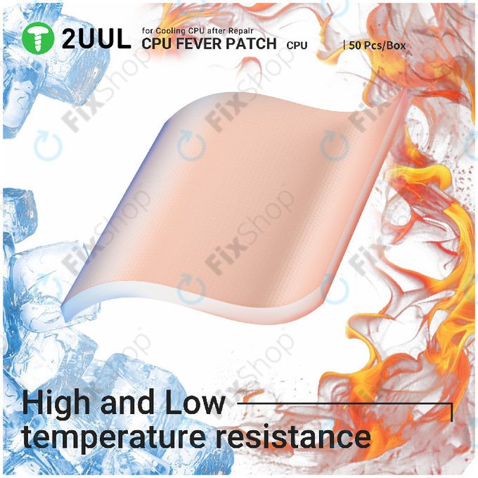 Termopad do CPU, chłodzenie, 2UUL SC09, 17x15x1.5mm